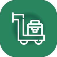 Trolley Creative Icon Design vector