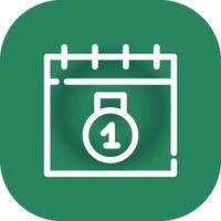 Calendar Creative Icon Design vector