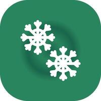 diseño de icono creativo de copo de nieve vector