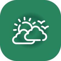 Good Weather Creative Icon Design vector