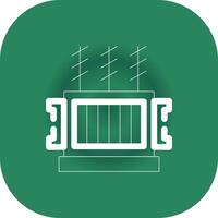 Power Transformer Creative Icon Design vector