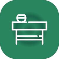 Tea Table Creative Icon Design vector