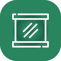 Mirror Creative Icon Design vector