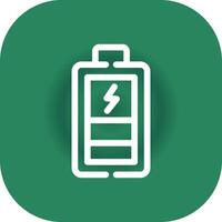 Charging Battery Creative Icon Design vector