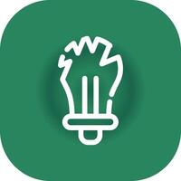 Bulb Creative Icon Design vector