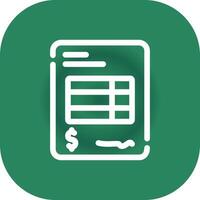 Invoice Creative Icon Design vector
