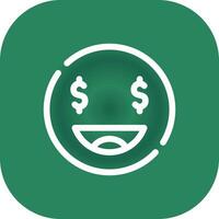 Greedy Creative Icon Design vector