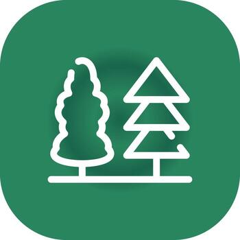 Forest Creative Icon Design vector