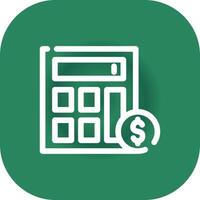 Accountant Creative Icon Design vector