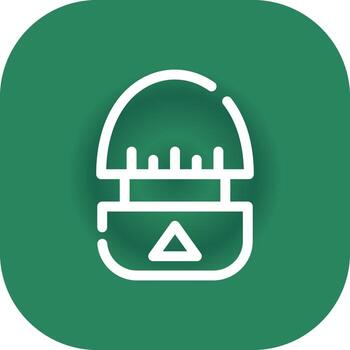 Kitchen Timer Creative Icon Design vector