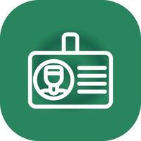 Glyph Gradient Circle Design vector