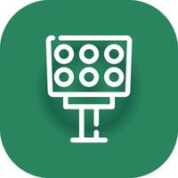Light Creative Icon Design vector