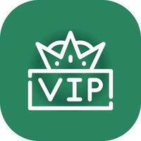 VIP Creative Icon Design vector