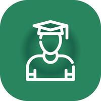 Graduate Creative Icon Design vector