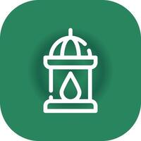 Lantern Creative Icon Design vector