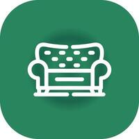 Sofa Creative Icon Design vector