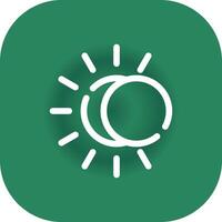 Eclipse Creative Icon Design vector