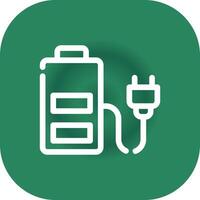 Charging Creative Icon Design vector