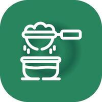 Strainer Creative Icon Design vector