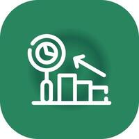 Predictive Analytics Creative Icon Design vector