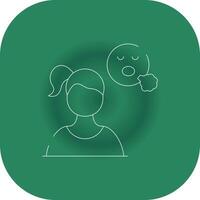 Calm Down Creative Icon Design vector