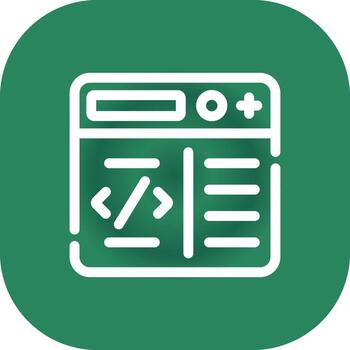 programación creativo icono diseño vector