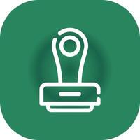 Stamp Creative Icon Design vector