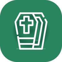 Coffin Creative Icon Design vector