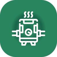 Water Heater Creative Icon Design vector