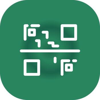diseño de icono creativo de código qr vector