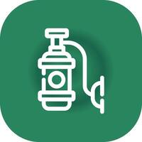 Oxygen Tank Creative Icon Design vector