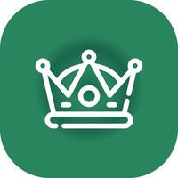 Crown Creative Icon Design vector