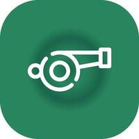 Whistle Creative Icon Design vector