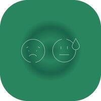 Basic Emotion Creative Icon Design vector