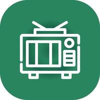 Tv Creative Icon Design vector