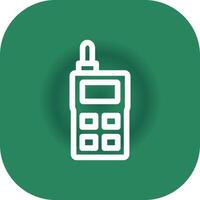 Walkie Talkie Creative Icon Design vector