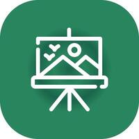 Canvas Creative Icon Design vector