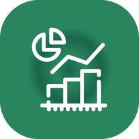 Statistical Analysis Creative Icon Design vector