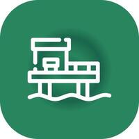 Dock Creative Icon Design vector