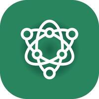 Atom Creative Icon Design vector