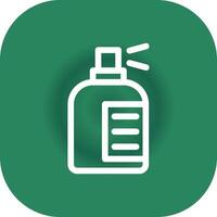 Spray Bottle Creative Icon Design vector