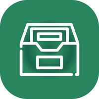 Files Box Creative Icon Design vector