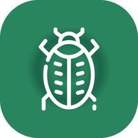 Bug Creative Icon Design vector