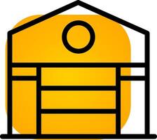 Warehouse Creative Icon Design vector