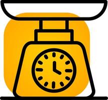 Weighing Machine Creative Icon Design vector