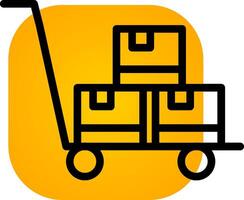 Trolley Creative Icon Design vector