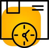 Delivery Time Creative Icon Design vector