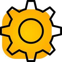 Cog Creative Icon Design vector