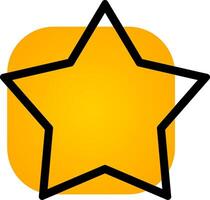 Star Creative Icon Design vector