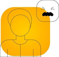 Cringe Creative Icon Design vector